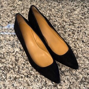 J crew Classic Black Women's Suede Pumps